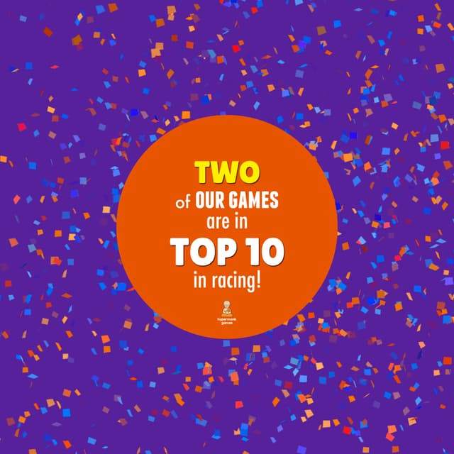 Two of Our Games are in Top 10 in Racing!